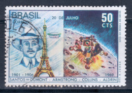 Brazil 1969 Mi# 1231 Used - Man's First Landing On The Moon / Space - Südamerika