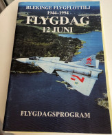 Aviation Militaire - Programme Des 50 Ans FLYGDAGSPROGRAM 12 Juin 1944-1994 - N°01058 - Aviación