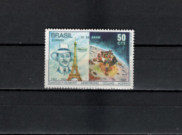 Brazil 1969 Space, Apollo 11 Moonlanding Stamp MNH - Südamerika