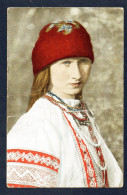 Ukrainisches-ruthenisches-Mädchen. Feldpost Camouflé Octobre 1917. Censure 835 - Weltkrieg 1914-18