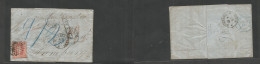 Argentina. 1867 (14 April) Coladeras - Germany, Hamburg (22 July) EL Full Text From This Remote Area Via Buenos Aires Fr - Autres & Non Classés