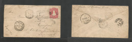 Argentina - Stationery. 1890 (Nov) Estacion Beraztegui - Denmark, Cph (9 Dec) Via Southampton Ship Letter Cds Alongside - Altri & Non Classificati