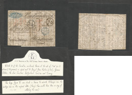 Austria. 1868 (21 July) Alsergrund - BRAZIL, Rio Janeiro. EL With Full Text, Transited Via Wien (21 July) Strassburg, Fr - Sonstige & Ohne Zuordnung