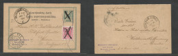 Austria - Stationery. 1901 (1 June) REPLY Half Stationary Card 5 Belles Green, Rutherian Language. Proper Usage. Buenos - Andere & Zonder Classificatie