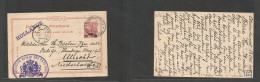 Austrian Levant. 1903 (13 Oct) Dutch Consular Mail Smashing Cachet. Constantinople - Utrecht, Netherlands (17 Oct) 20 Pa - Other & Unclassified