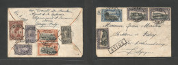 Belgian Congo. 1934 (28 May) Via Nile River. Watba, Ituri - Belgium, Rentier. Air Multifkd Front And Reverse Envelope. M - Andere & Zonder Classificatie