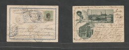 Brazil. 1898 (20 June) Black History. Porto Alegre - Germany, Jempton, Bayern (25 July) Early Fkd 300rs Photo Card, With - Other & Unclassified