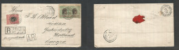 Brazil - Xx. 1899 (18 July) Blumenau, Sta. Catharina - Netherlands, Geertruidenberg (5 Aug) Via RJ. Registered AR Multif - Sonstige & Ohne Zuordnung