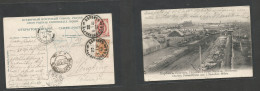 China - Xx. 1907 (14 Sept) Russian PO. Manchuria. Charbin - Hong Kong (14 Oct) Via Vladivostok - Shanghai Russian PO. Mu - Other & Unclassified