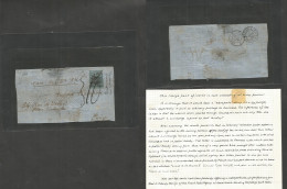 Colombia. 1869 (Jan) Santa Marta - France, Paris (28 Jan) Via Consular French Cachet + Ligne (3 Jan) Caribbe. Outer Wrap - Kolumbien