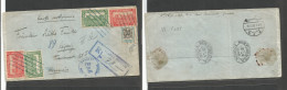 Dominican Rep. 1929 (18 Feb) Sanchez - Germany, Leipzig (19 March) Registered Multifkd Env At 6c Rate, Rolling Cds Cache - Dominicaanse Republiek
