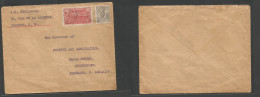 FRC - Guiana. 1928 (27 July) Cayenne - Georgetown, Demerara, Br. Guyana. Multifkd Envelope, Better Dest. - Andere & Zonder Classificatie