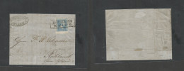 German States-Prusia. 1861 (10 Dec) Straisund - Ruhland. EL With Contains Fkd Single 2 Gr Blue, Larger Margins Lower Is - Andere & Zonder Classificatie