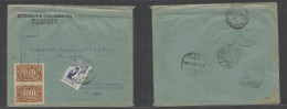 Germany 1921-4. 1923 (31 July) Munich - Turkey, Istambul Via Italy. Inflation 800 Mark Rate Fkd Comercial Envelope Tied - Other & Unclassified