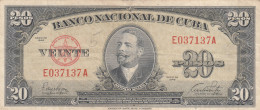 BILLETE CUBA 20 PESOS 1949 P-80a - Other - America