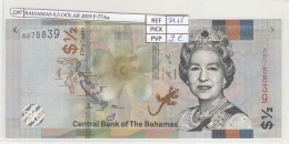 BILLETE BAHAMAS 0,5 DÓLAR 2019 P-77Аa - Autres - Amérique