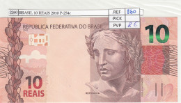 BILLETE BRASIL 10 REAIS 2010 P-254c - Other - America