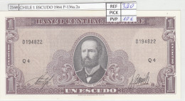 BILLETE CHILE 1 ESCUDO 1964 P-136a.2a - Sonstige – Amerika