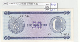 BILLETE CUBA 50 PESOS SERIE C 1985 P-FX24 - Sonstige – Amerika