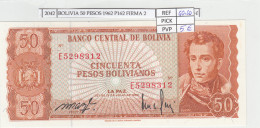 BILLETE BOLIVIA 50 PESOS 1962 P-162a.14 N02042 - Other - America