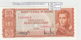 BILLETE BOLIVIA 50 PESOS 1962 P-162a.14 N02042 - Altri – America