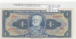 BILLETE BRASIL 1 CRUZEIRO 1954 P-150a N01887 - Sonstige – Amerika