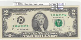 BILLETE EEUU 2 DOLARES 2009 (NY) B P-530АB N01448 - Sonstige – Amerika