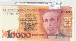 BILLETE BRASIL 10.000 CRUZADOS RES 1990 P-218b - Otros – América