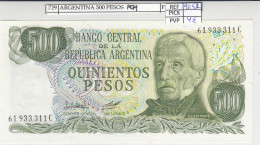 BILLETE ARGENTINA 500 PESOS 1979 P-303b.2 - Otros – América