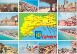 (C191) CALAFELL. PLAYA. MAPA - Tarragona