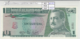 BILLETE GUATEMALA 1 QUETZAL 1990 P-73a.1 - Autres - Amérique
