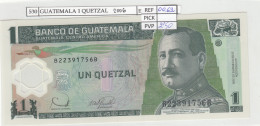 BILLETE GUATEMALA 1 QUETZAL 2006 POLIMERO P-109 - Otros – América