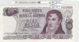 BILLETE ARGENTINA 10 PESOS 1975 P-295a.3 - Other - America