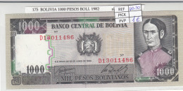 BILLETE BOLIVIA 1.000 PESOS BILLETE BOLIVIANOS 1982 P-167a.1 - Altri – America