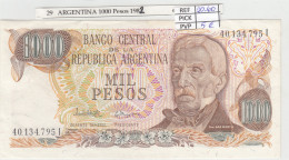 BILLETE ARGENTINA 1.000 PESOS 1982 P-304d.1 - Autres - Amérique