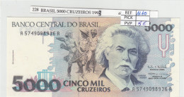 BILLETE BRASIL 5000 CRUZEIROS 1993 P-232c - Sonstige – Amerika