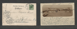 German Col-South W.Africa. 1900 (23 Sept) Swakopmund - Berlin, Germany (21-22 Oct) Early Photo Card Fkd Ovptd Issue. 5pf - Altri & Non Classificati