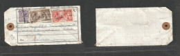 Great Britain - Xx. 1932 (11 Apr) Postal / Pouch Package Franked. GPO - Ceylon, Colombo. Registered High Values Incl Sea - ...-1840 Préphilatélie