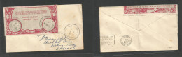 Great Britain - Xx. 1958 (26 Sept) Br. Guiana. Seventy Two Mls Potaro - Woking, England. Registered Commemorative Tied 3 - ...-1840 Precursores