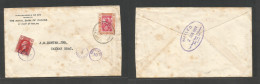 Bc - Cayman Is.. 1924 (June 2) Jamaica, Montego Bay - Cayman Brac. Comercial Fkd Envelope 1d, Tied Cds, Taxed + Arrival. - Other & Unclassified