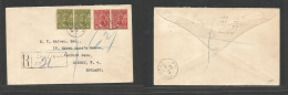 Bc - Zanzibar. 1929 (21 Aug) GPO - England, London (16 Sept) Registered Multifkd Envelope, Tied Cds + R-cachet, Arrival - Otros & Sin Clasificación