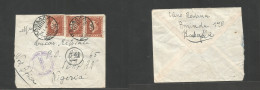 Greece. 1940 (14 June) Kavalla / Kaballa - Nigeria, Ibadan, British West Africa. Multifkd Env, At 9 Dracmas Rate, Tied C - Sonstige & Ohne Zuordnung