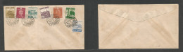 Japan. 1945 (2 Sept) Yokohama, Nippon. An Extraordinary Early Multifkd Old Cds Usage Envelope, Right After Capitulation. - Other & Unclassified