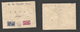 Lebanon. 1943 (6 Sept) Tyr - Haifa, Palestine. OHMS Multifkd Envelope, Tied Cds + Censored Addressed To PRTB. Fine. - Lebanon