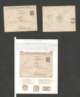 Dutch Indies. 1880 (30 Nov) Makassar - Germany, Mainz (10 Jan 81) Early Fkd Env 25c Lilac Tied "C" Dots Via "Ned Indie / - Netherlands Indies