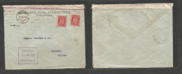 Norway. 1915 (5 June) Christiania - Ceylon, Colombo, Indian Ocean (29 June) Comercial Multifkd Env At 20 Ore Rate, Arriv - Otros & Sin Clasificación