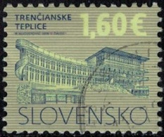 Slovaquie 2016 Oblitéré Used Bâtiments Ville De Trencianske Teplice Y&T SK 683 SU - Used Stamps