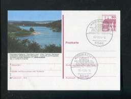 "BUNDESREPUBLIK DEUTSCHLAND" 1983, Bildpostkarte Mit Bildgleichem Stempel Ex "KORBACH" (B1054) - Cartes Postales Illustrées - Oblitérées