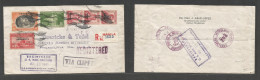 Philippines. 1941 (13 Jan) Manila - USA, Philadelphia, PA (20 Jan) Registered Air Via Pacific Clipper Mutlfkd Envelope O - Filippijnen