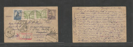 Poland. 1926 (14 Jan) Warsaw - Indochina, Saigon, Fwded. Tonkin, South Asia (16 Febr) Via Shanghai (8 Febr) Registered 1 - Sonstige & Ohne Zuordnung